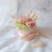 【小盆花】盆栽/粉色/不凋花/永生花/乾燥花/七夕/情人節