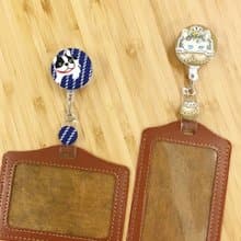 手作好禮ALL PASS趣味伸縮扣環 +卡套 悠遊卡證件套卡夾 票卡夾 