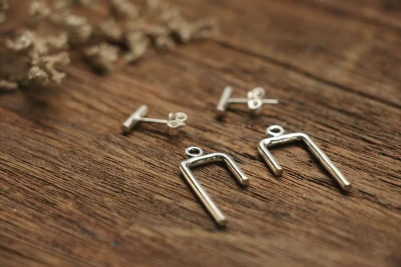 925純銀圓珠耳釘 女生極簡幾何風 手作耳環 推薦必買