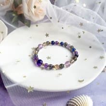 【夜空】堇青石 紫水晶 紫黃晶 拉長石 坦桑石丹泉石 14k包金手鍊