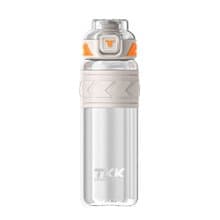【TKK】美國進口Tritan邁越系列 手提式兩用運動水壺850ML-電光白