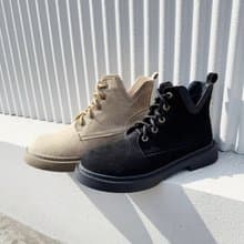 【I called Love】英倫風小V設計鹿皮短靴
