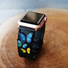 Apple Watch Band 38mm 42mm 40mm 44mm, HandStitched Handmade