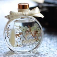 聖誕風浮游花 乾燥花 擺飾 聖誕交換禮物