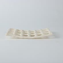 /一格一格/ 手捏陶瓷肥皂架