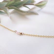 舒芙蕾 ‧ 珍珠 水晶 黃銅 細手鍊