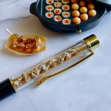 ballpoint pen / miniature takoyaki / Japanese food