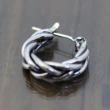 silver925 ピアス -Growing Pierce- (1P)　イヤリング　スターリングシルバー　フープピアス　日本