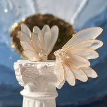 盤旋之翼 / 重羽 - 白晝 / 抗敏針 / 翅膀貼耳耳環