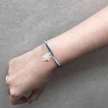 925純銀四葉草Akoya珍珠手鍊 情人節 日本珍珠手鏈 純銀手鍊