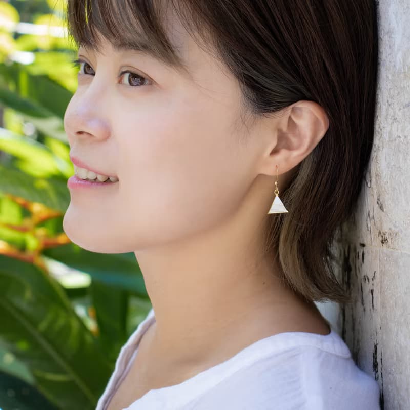 六角幾何泡泡  三支組合 夾式耳環 生日禮物