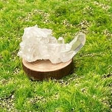 天然冰透體小白水晶簇 白水晶 家居 辦公室 療癒 消磁 能量 擺件