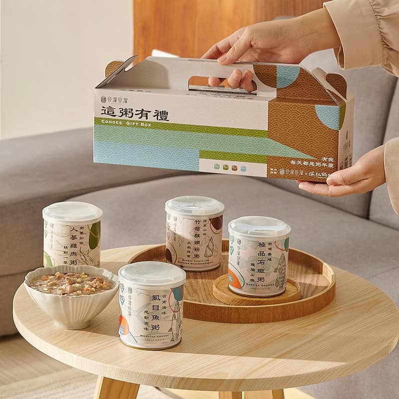 【谷溜谷溜】這粥有禮即時粥綜合4罐禮盒裝