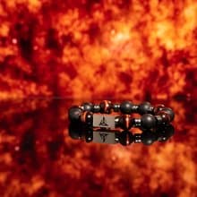 【熔岩】 |  火山石 | 紅虎眼石 | 水晶手鍊