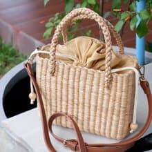 HotSummer custom made gift, women's handbag, woven bag, beach bag