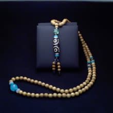 七眼天珠 三眼天珠 天河石佛珠 螢石佛珠 108顆巴布亞沉香念珠