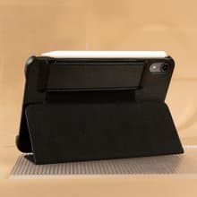 iPad mini 書本式皮革保護套 - 渡鴉黑
