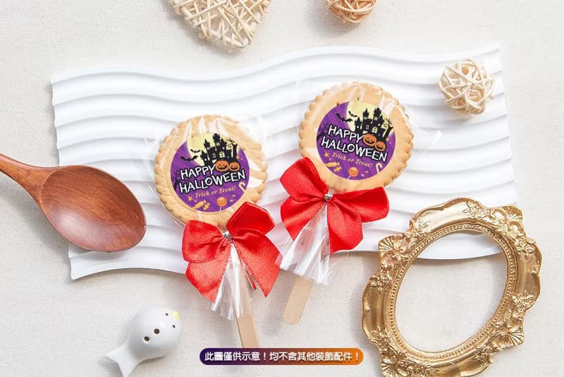 萬聖節貼紙 4cm圓形貼紙 (3款可挑) HALLOWEEN 糖果 學校 裝飾