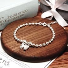 泡泡糖手鍊 蝴蝶結設計 925純銀 女生手鍊