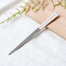 創意六角好筷23cm 淨白 5雙入