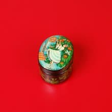 Small Nutcracker lacquer box ballerina hand painted unique Christmas gift