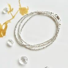 可作頸鍊 925純銀 三圈手鍊 女友禮物 細緻手鍊 避邪保平安