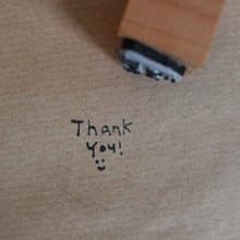 (Jayeon Store Wood Stamp Series) Thank You