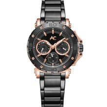 【AC手錶】女錶9205BFBBRBA-黑金玫