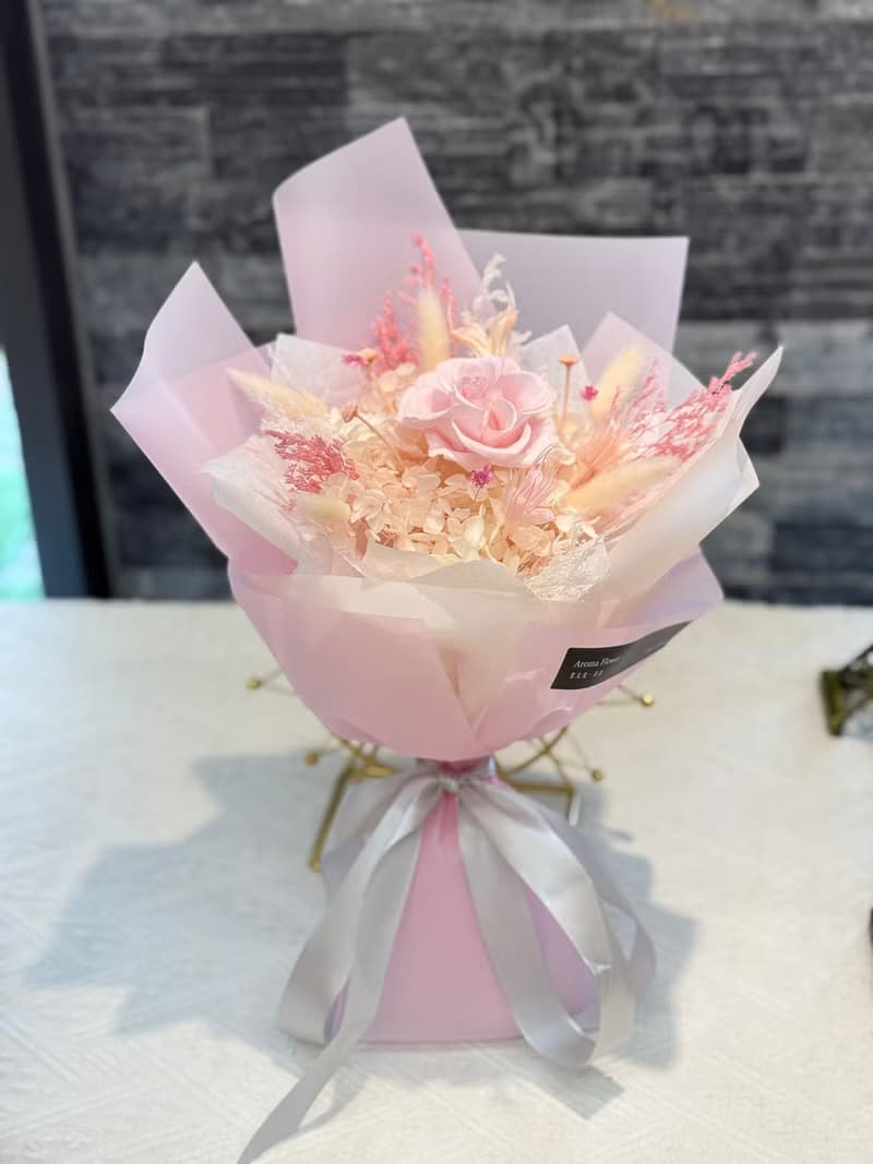 永生花乾燥花 香氛花束 (小型)