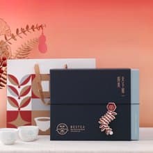 【天下第一好茶】福悠然茶葉禮盒 - 典雅深藍 / 鎏金細節