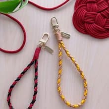 :: Precious :: 真皮 手機掛繩 手工編織