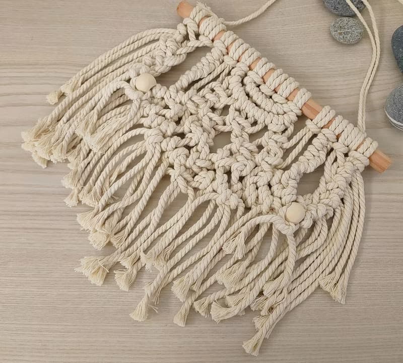 【純白雋永】macrame編織 掛飾 牆飾 吊飾  婚禮  畢業禮物