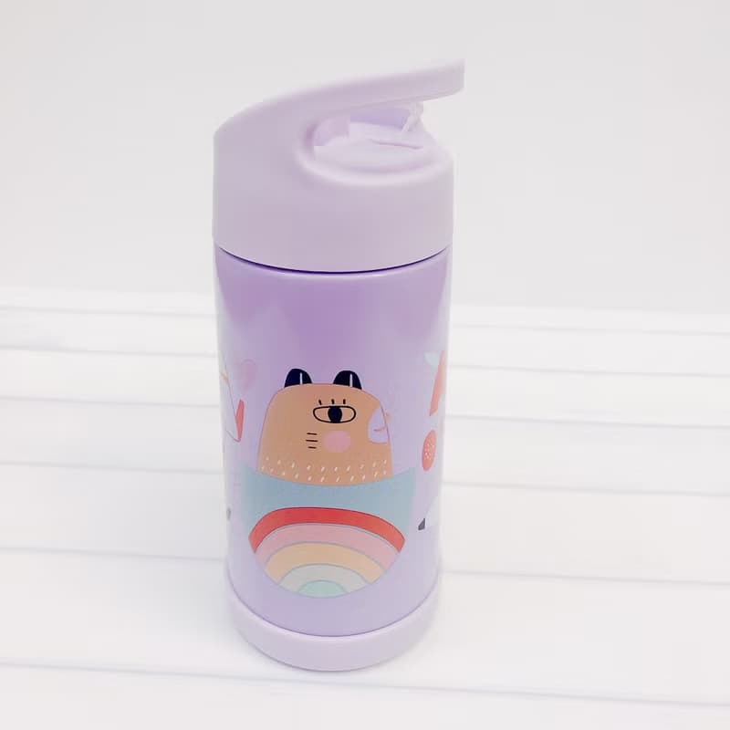 荷蘭Petit Monkey不鏽鋼水杯350ml-我的寶貝 餐具水杯