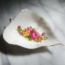 【老時光 OLD-TIME】早期二手台灣製英格蘭風格瓷器皿碟