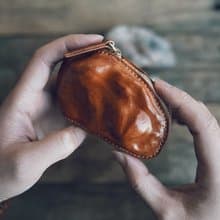S.Leather 手工皮具化石包個性文玩收納包鑰匙包首飾盒頭層牛皮