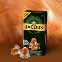 【免運特惠】心想膠囊咖啡espresso7號意式濃縮法國進口80粒