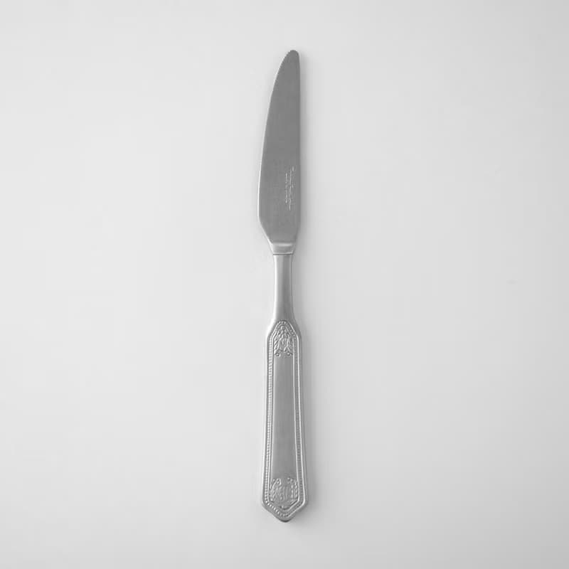 日本高桑金屬  日製古典宮廷風不鏽鋼餐刀-2入