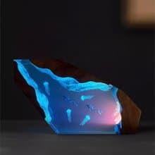 海底世界溶洞水母潛水員暢游 創意夜燈