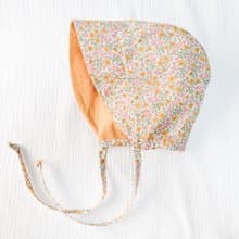 英國LIBERTY FABRICS歐式復古印花雙面穿戴嬰兒遮陽帽-弗蕾雅花園