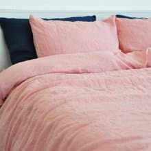 Sunset pink linen duvet cover / Softened linen / Comforter cover / Quilt cover