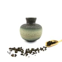 添興窯/樟香茶葉罐-栗子(小)-黑白
