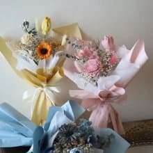 那年盛夏 多色 非洲菊 太陽花 畢業  不凋花花束