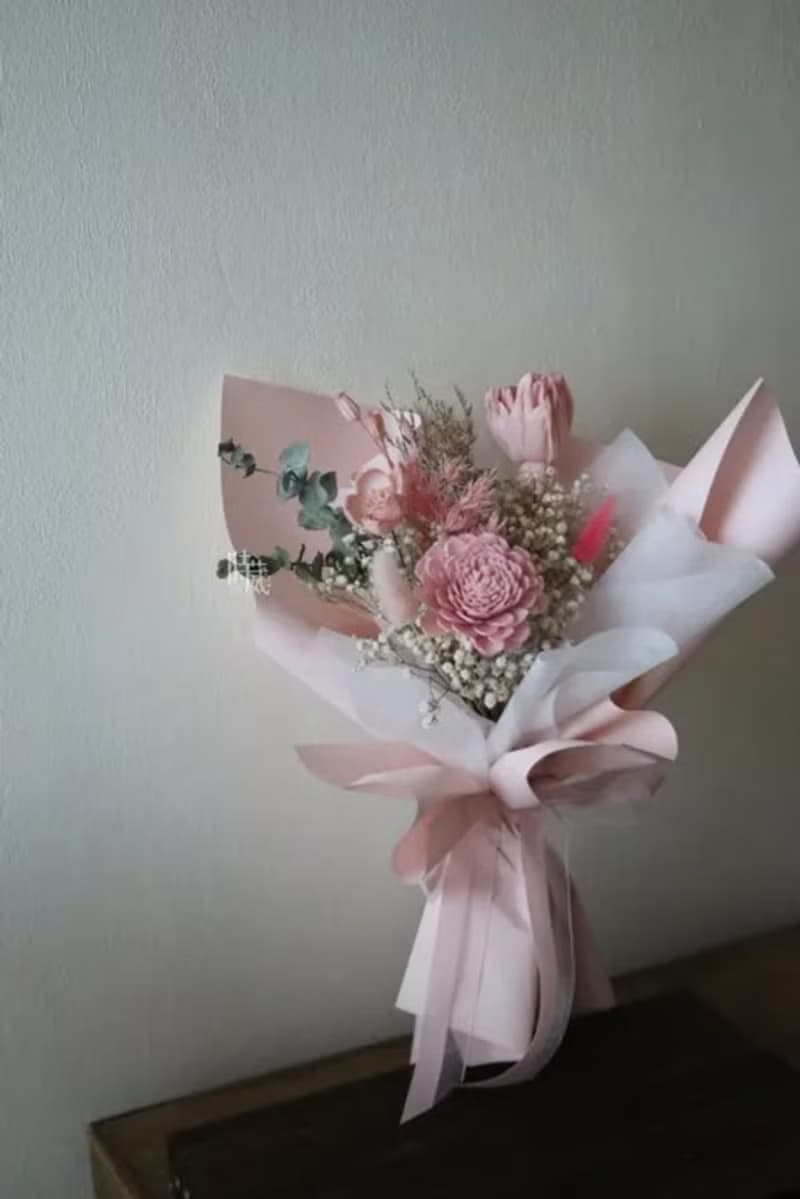 那年盛夏 多色 非洲菊 太陽花 畢業  不凋花花束