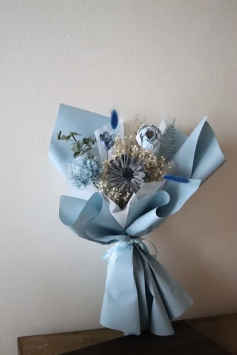 那年盛夏 多色 非洲菊 太陽花 畢業  不凋花花束
