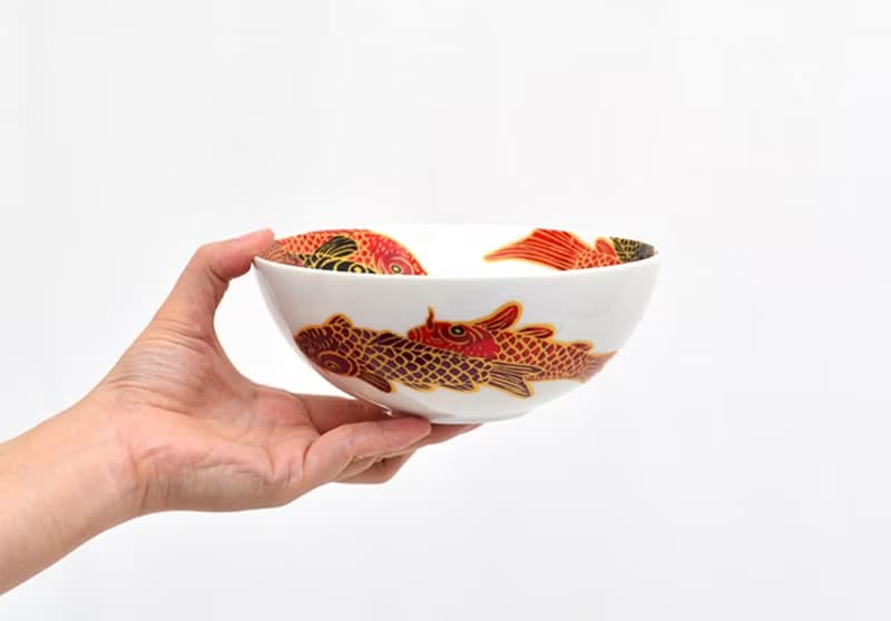 中號深面碗 - Carp is Dragon in heaven
