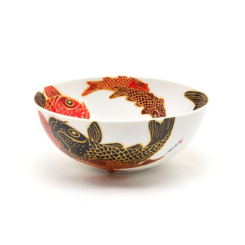 中號深面碗 - Carp is Dragon in heaven