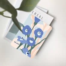 iPad 12.9/Air5/iPad 9/mini 7 夢幻粉蝶花 附筆槽平板保護套