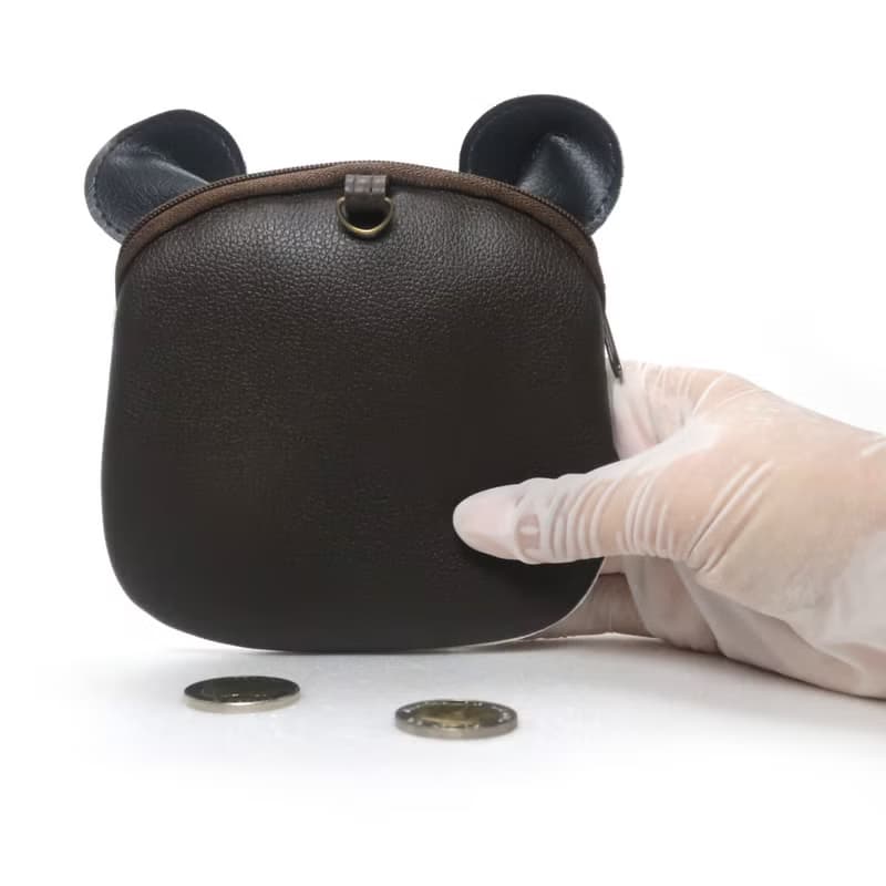 【雙11折扣】Panda coin purse ,small wallet bag with zip.various card pockets.