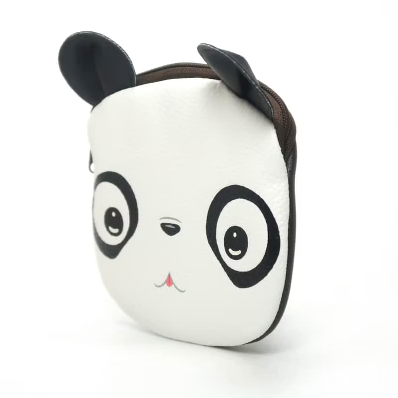 【雙11折扣】Panda coin purse ,small wallet bag with zip.various card pockets.