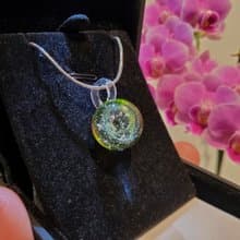 母乳宇宙琉璃墜子(15mm)(母乳琉璃/母乳紀念品/母乳飾品)(含禮盒)